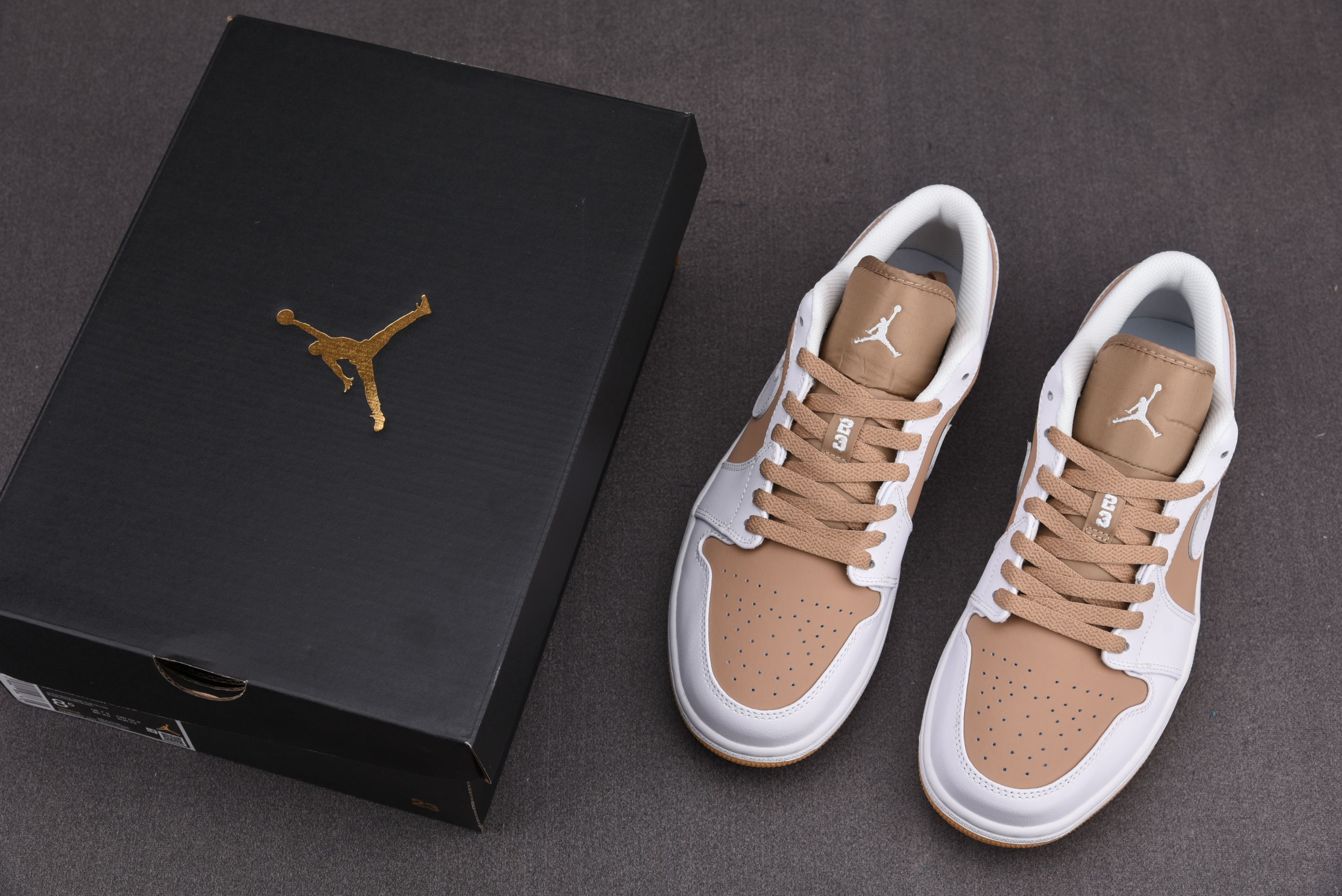 Jordan 1 Low Hemp White