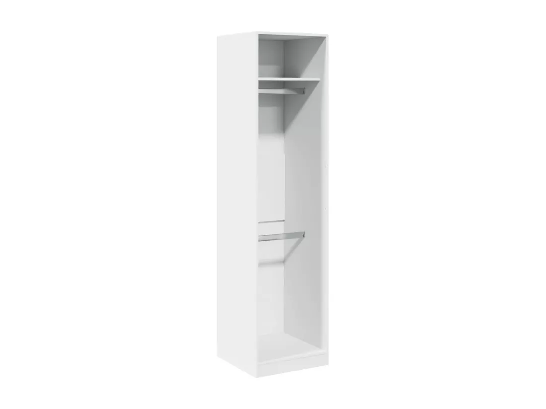 Garde-robe Blanc 50x50x200 cm Bois d'ingénierie