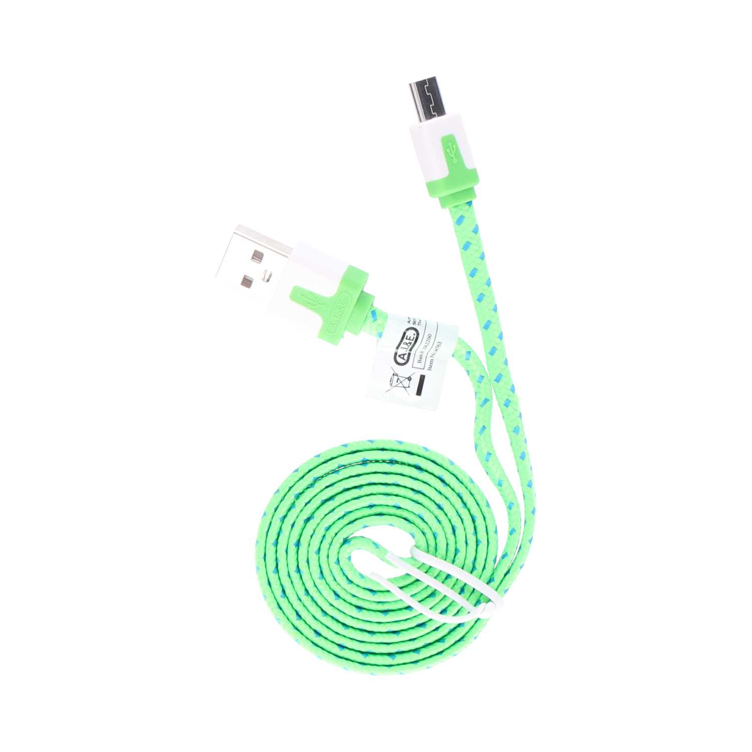 2in1 USB Sync-/Ladekabel 6farbig