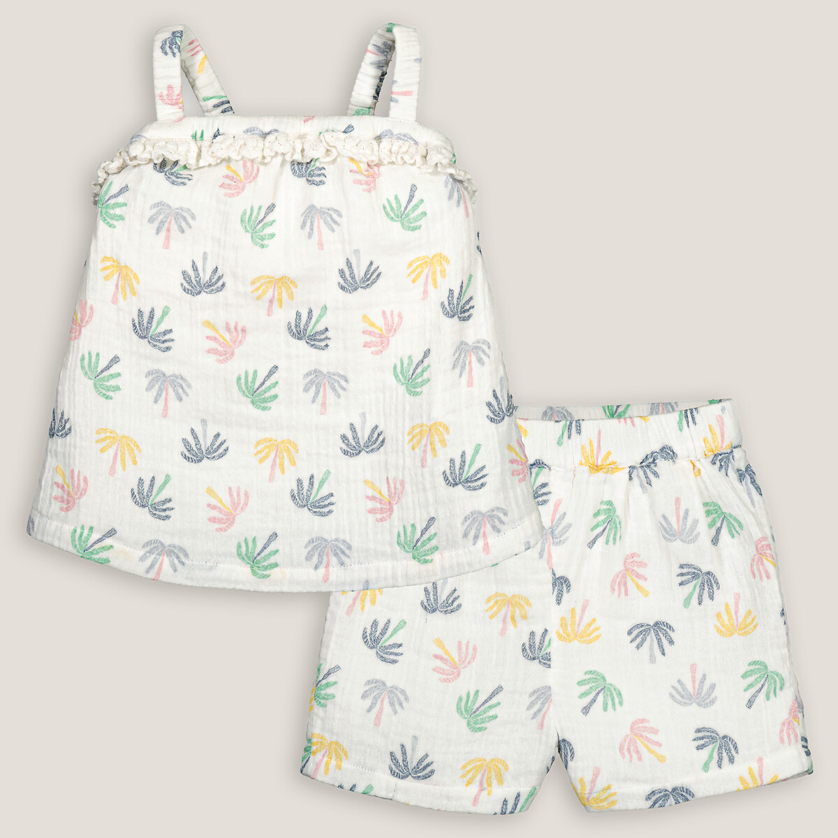LA REDOUTE COLLECTIONS<br>Conjunto de camisola e calções de 2 peças