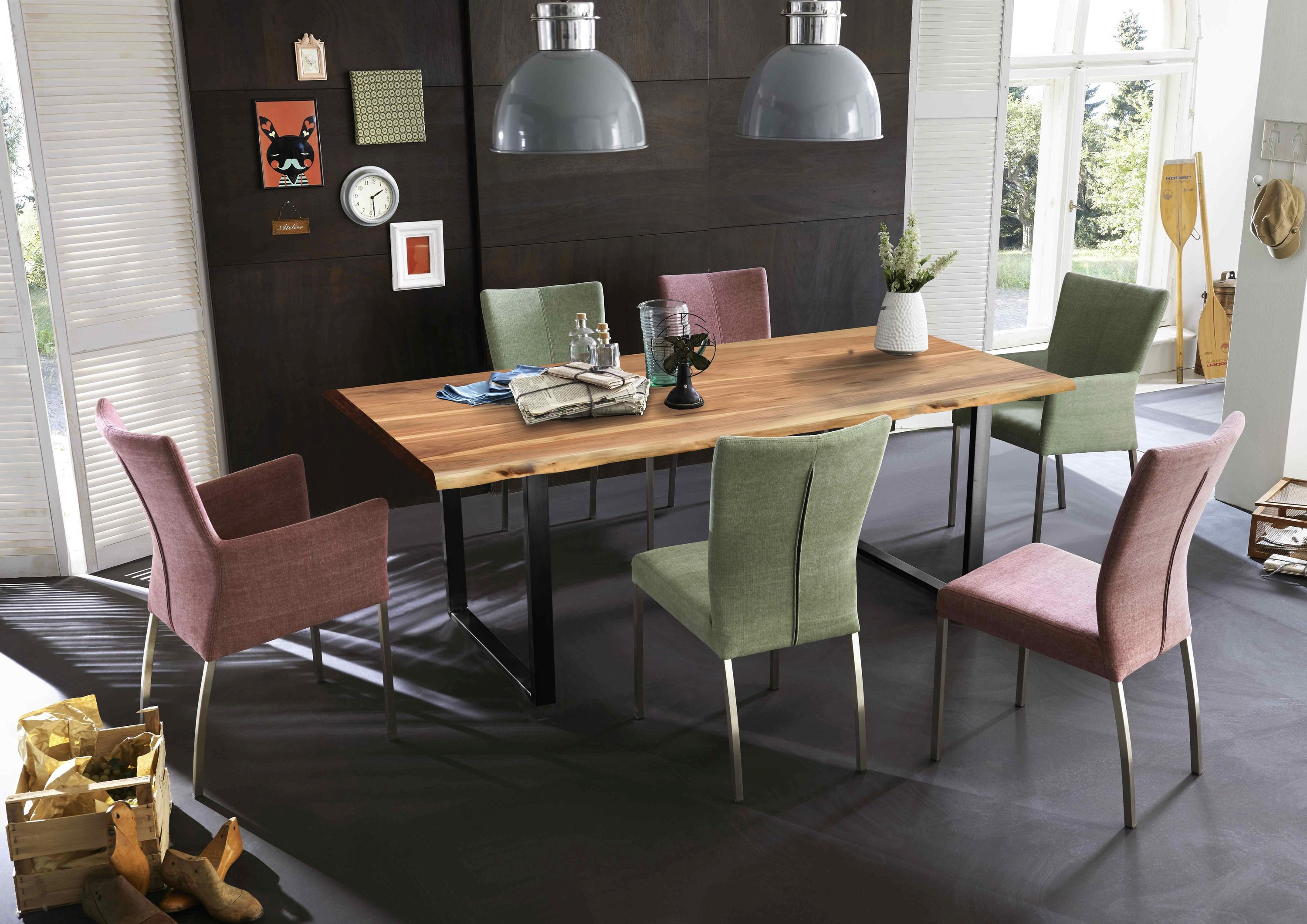 Tisch 160x85 Akazie natur Küchentisch Esstisch Speisetisch Esszimmer Wohnzimmer
