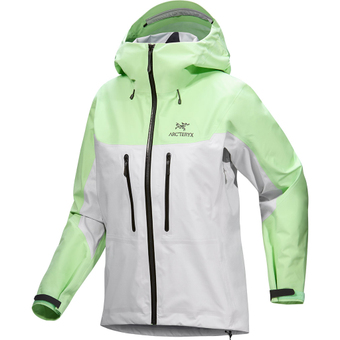 Arcteryx Alpha Hardshelljacke Phosphorescent / Solitude Damen