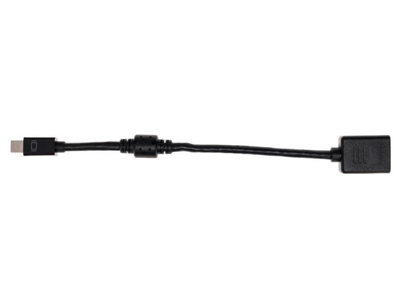 Delock Adapter Mini-DP - DP 4K, schwarz, 15cm Mini Displayport zu Displayport Adapter, 15 cm, schwarz