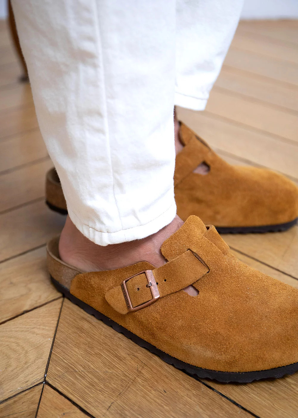 SANDALE BOSTON SUEDE MINK