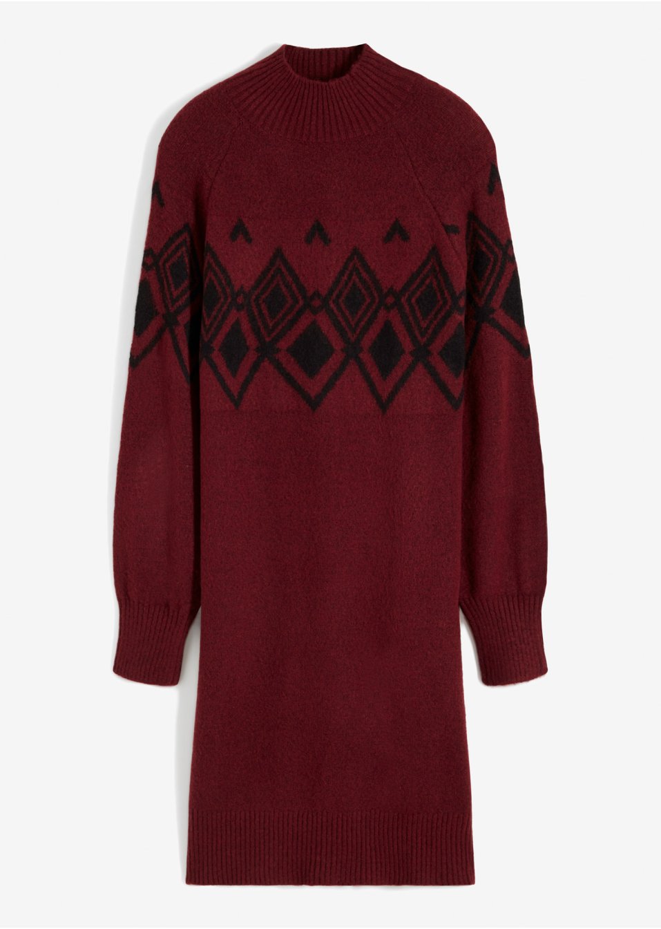 Robe en maille à motif norvégien