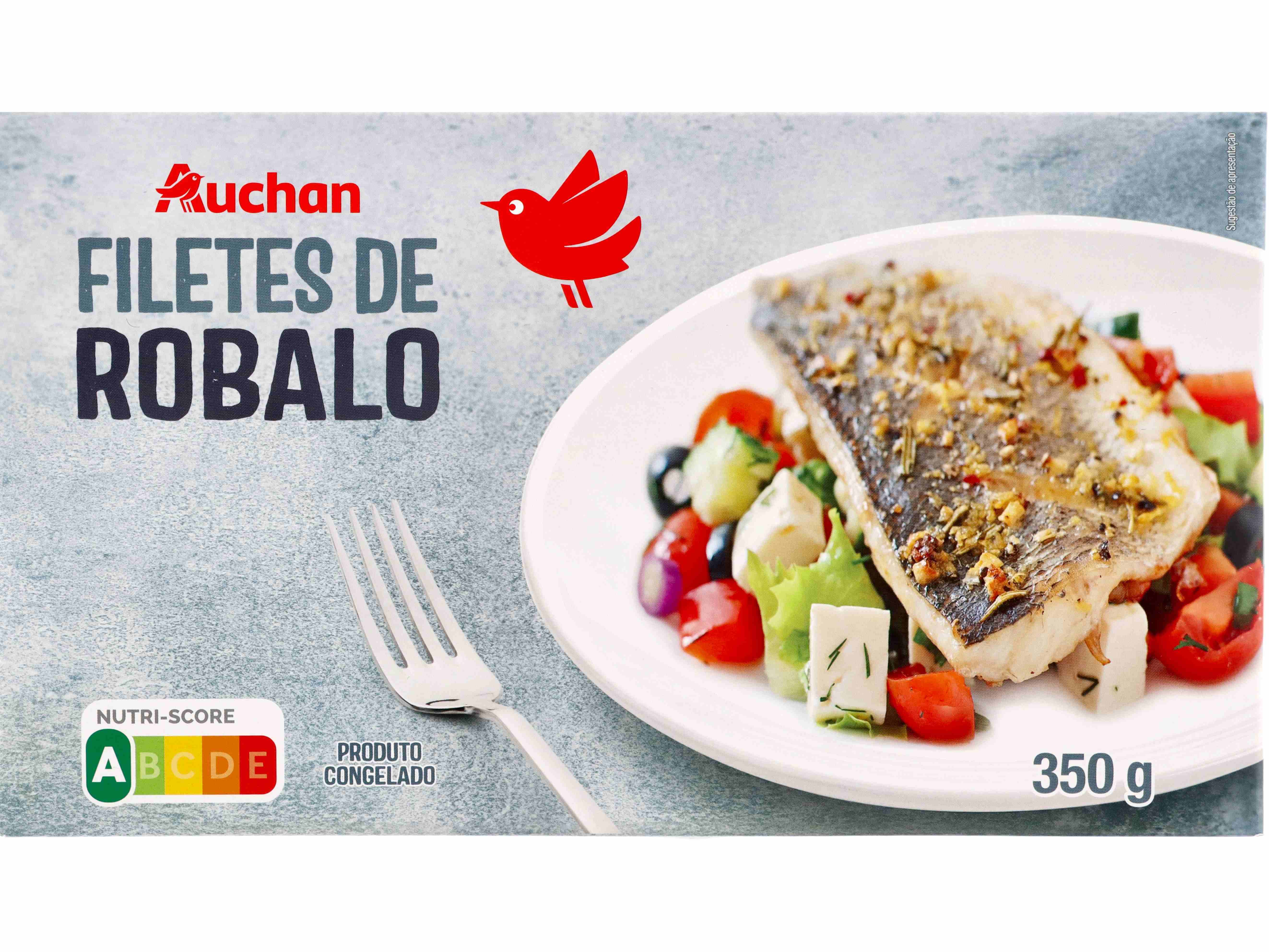 FILETES DE ROBALO AUCHAN COM PELE 350G