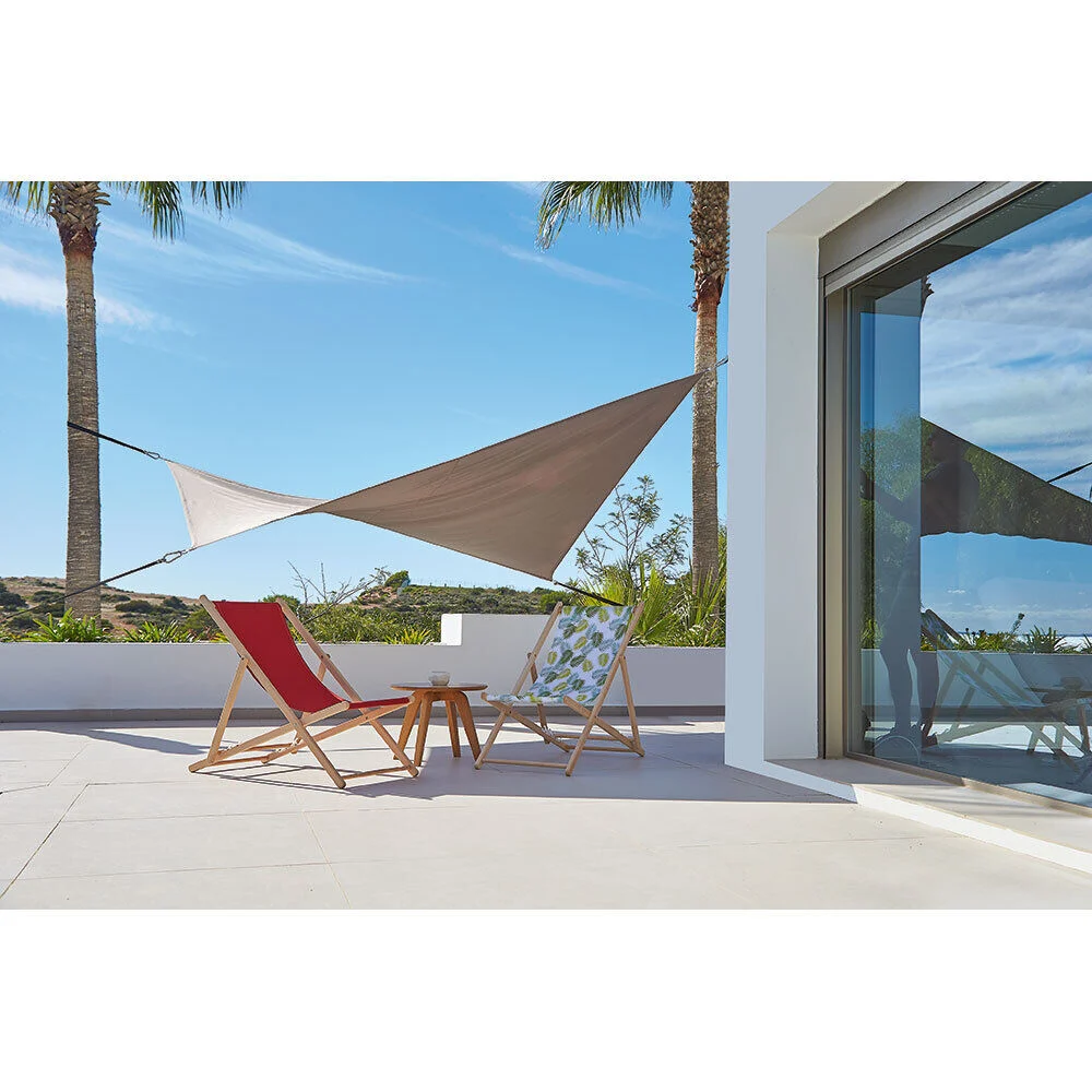 Voile d'ombrage carré Square taupe 290x290 cm