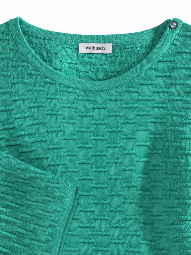 Kimono-Pullover Wellenstruktur