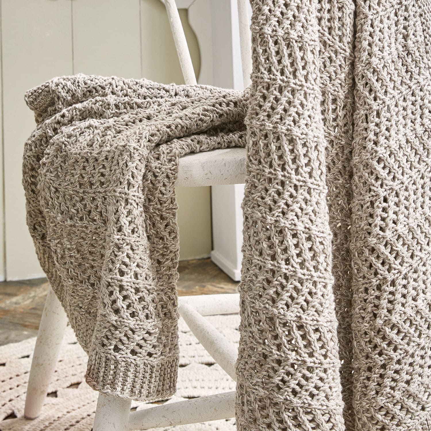 Plaid Lukretia creme