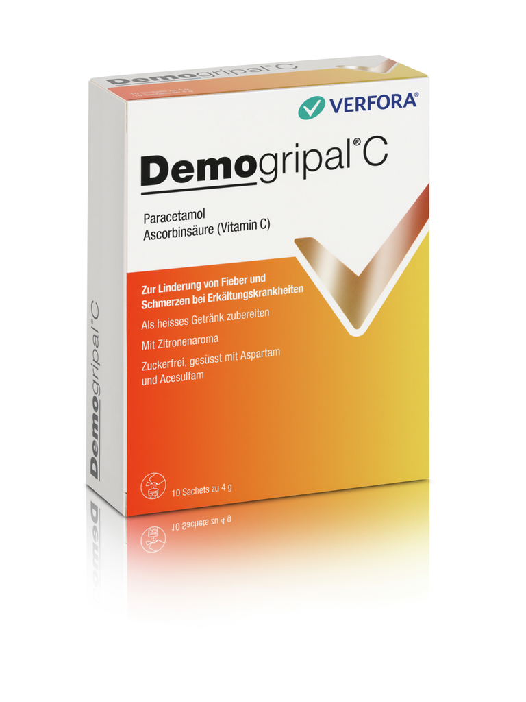 DEMOGRIPAL C Gran Btl 10 Stk<br>10 Stück, Beutel, Granulat zur Herstellung einer Lösung zum Einnehmen