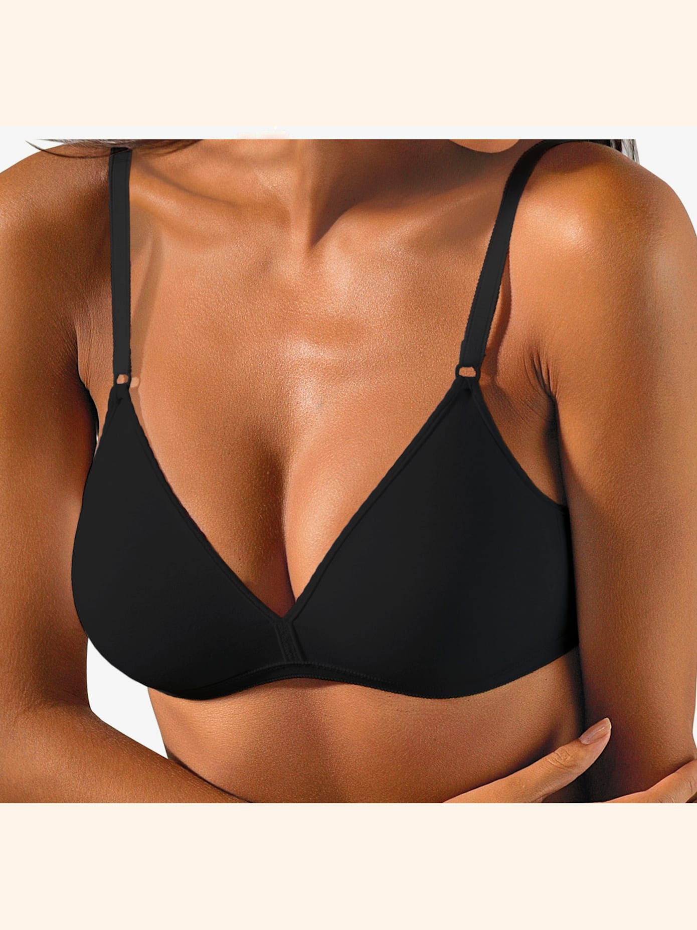Soutien-gorge doux, bonnets préformés sans doublure