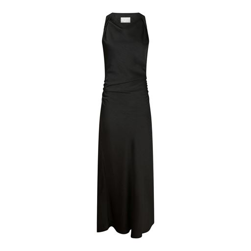 Neo Noir Rima Heavy Sateen Kjole, Black, 42