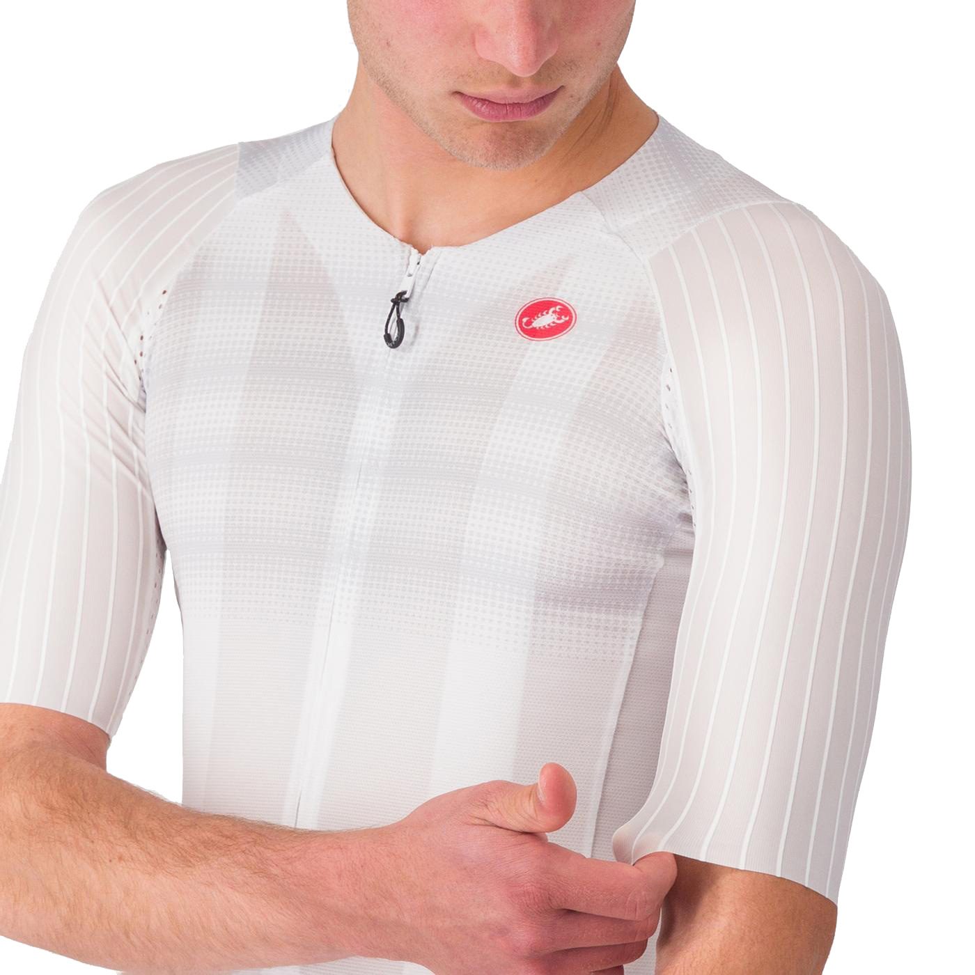 Castelli Aero Race 8S Radtrikot Herren weiß