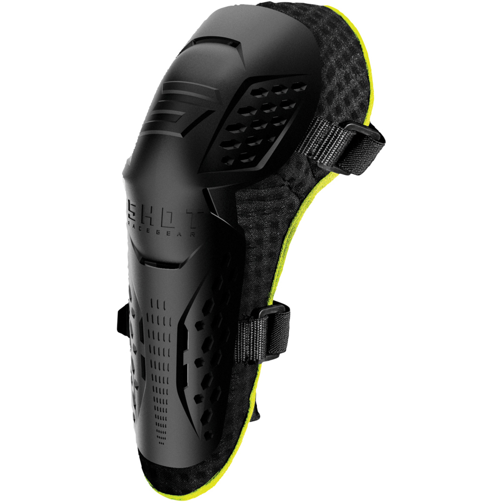 Shot - Coudières Optimal 2.0 Noir / Jaune fluo