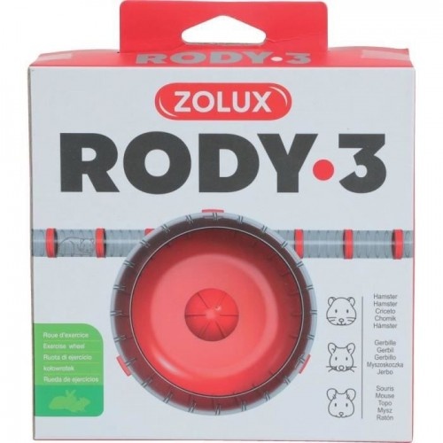 Zolux Rody.3 Roda Vermelha para Roedores