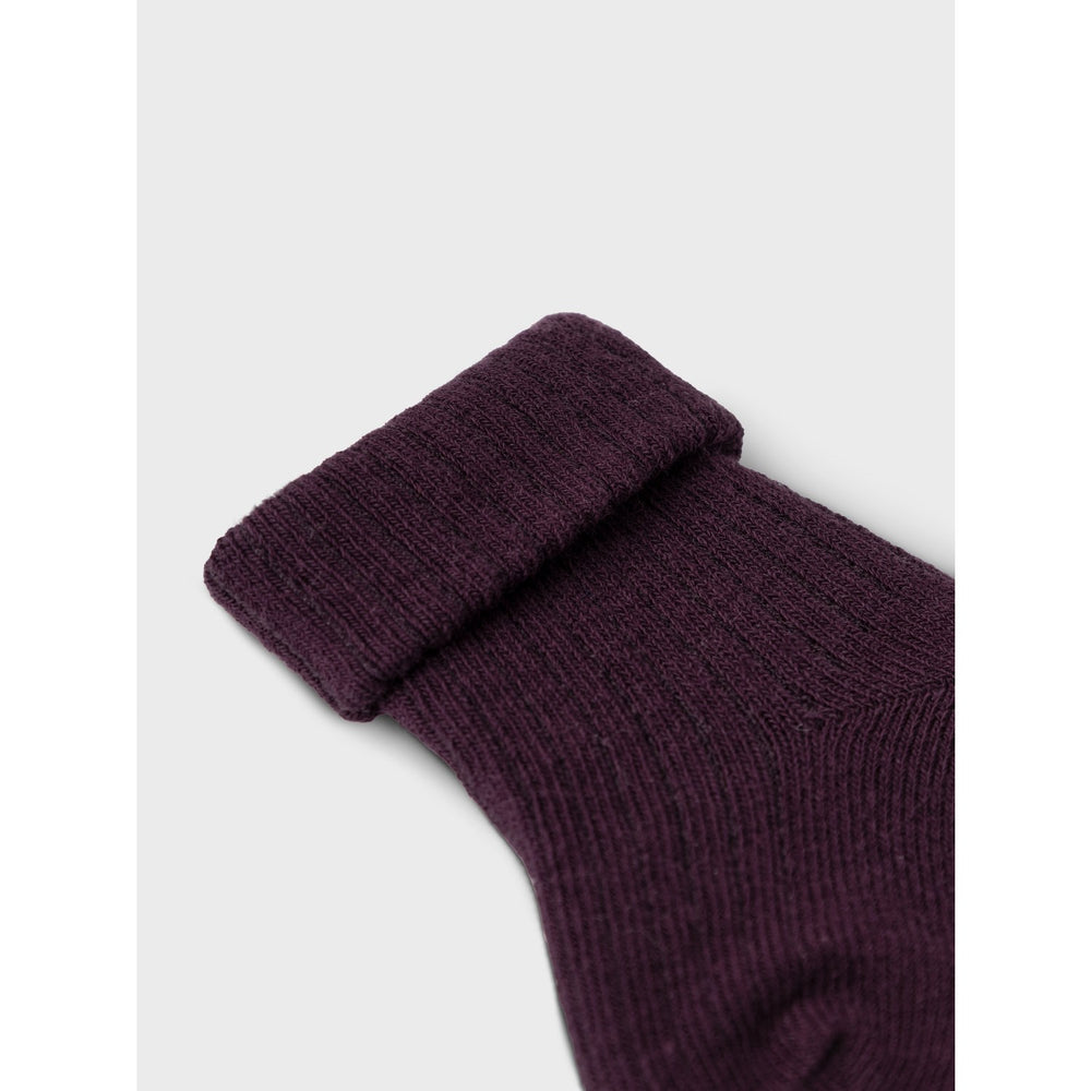 Køb Name It Plum Perfect Nobba Strømper