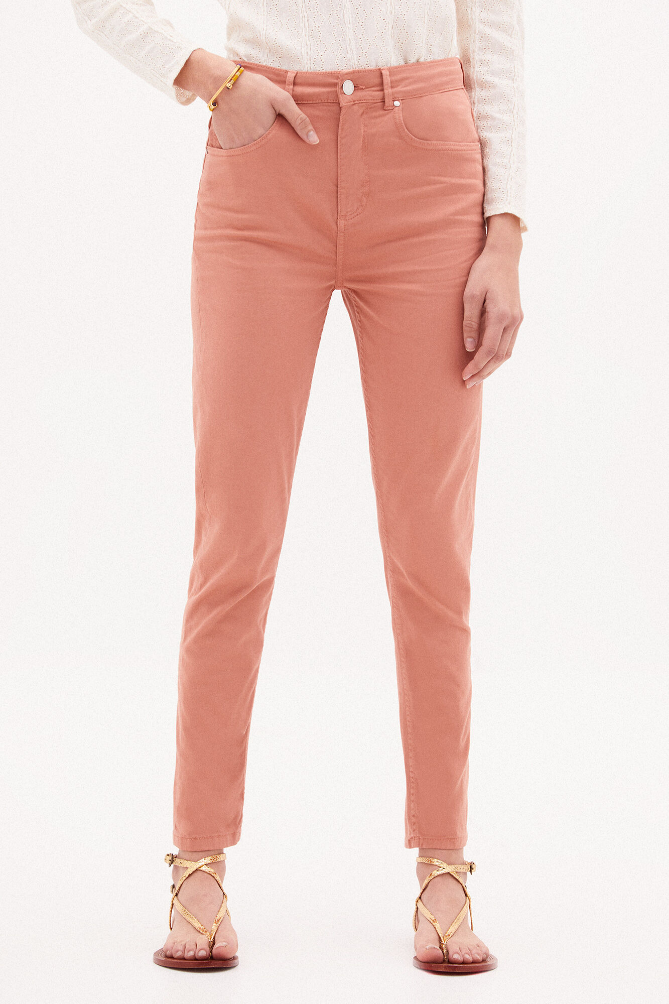 Jade Vaqueros slim - Vermelho