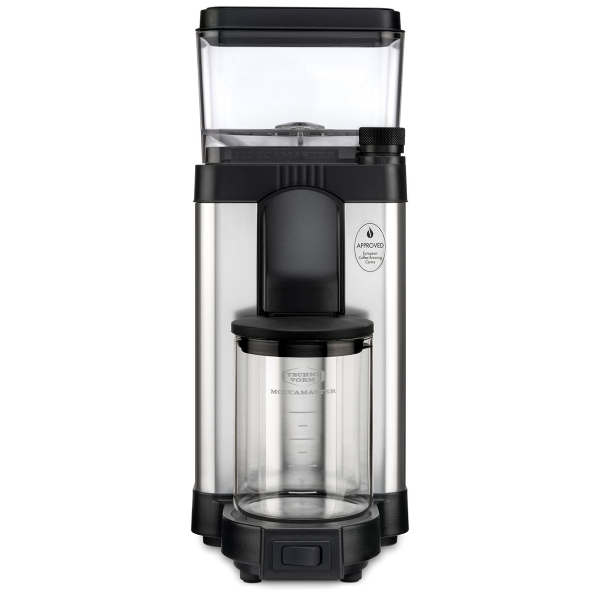 KM5 Burr kaffekvern, polished silver