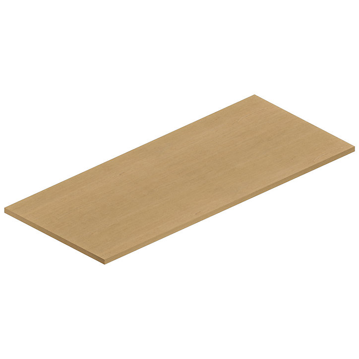 Plan de toilette pour vasque à poser chêne clair Pura 120 cm