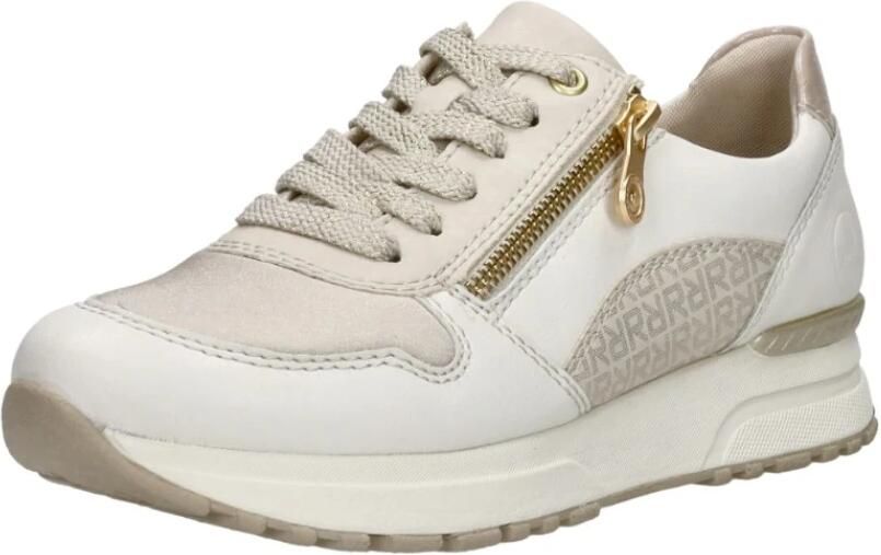 Rieker Sneakers Laag Sneakers Laag gebroken wit