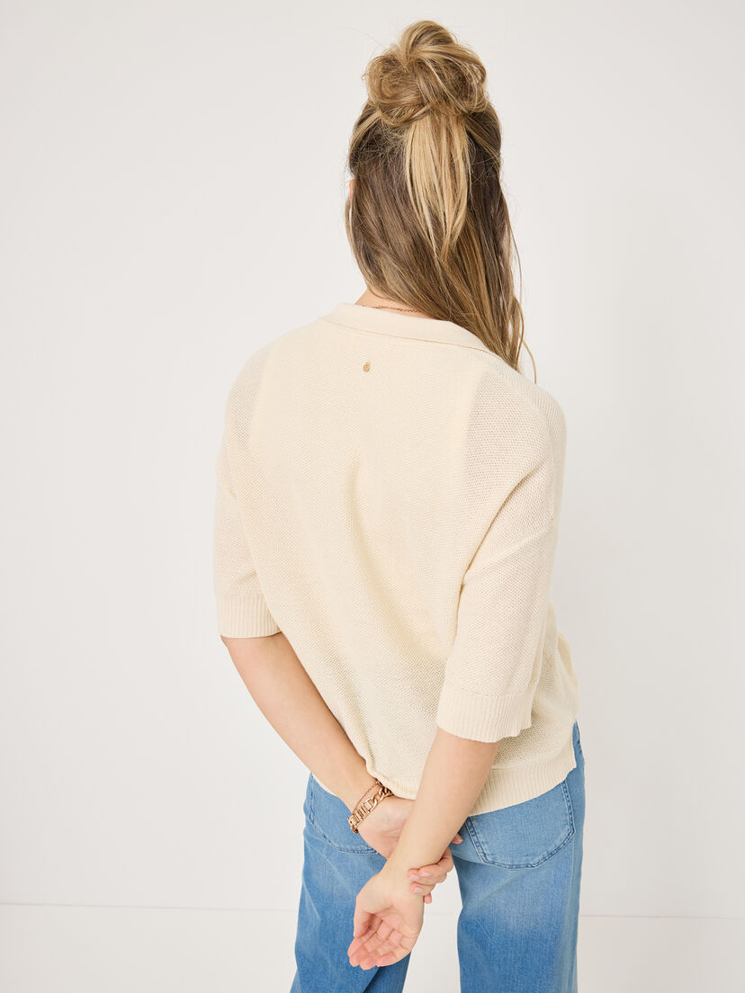 Polo Sweater - beige