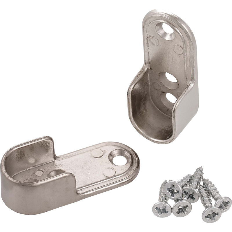 Kastroedehouder ovaal 30x15mm staal