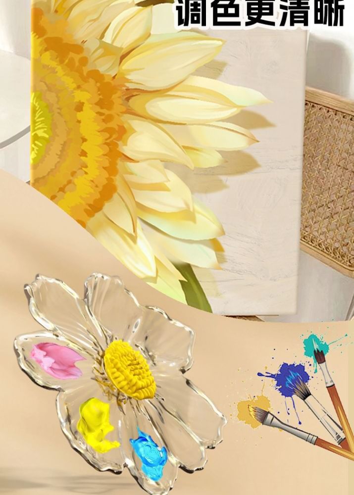 Violeta - Bloemen Acryl Make-up Kleurenpalet