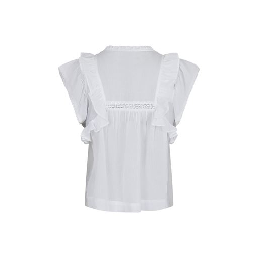 Neo Noir Jayla S Voile Bluse, Hvid, 40