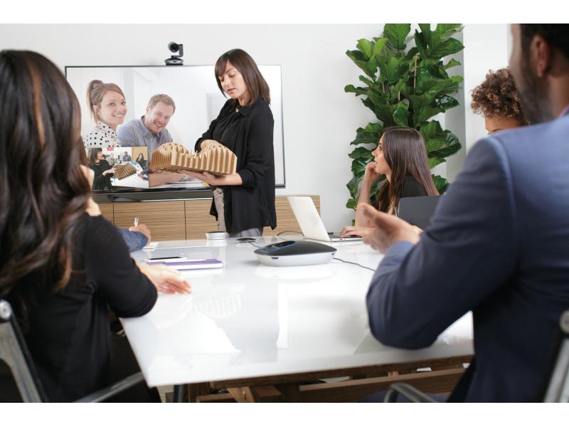 Logitech ConferenceCam Group USB Full HD 1080P 30 fps Videokonferenzsystem für mittlere bis grosse Meetingräume