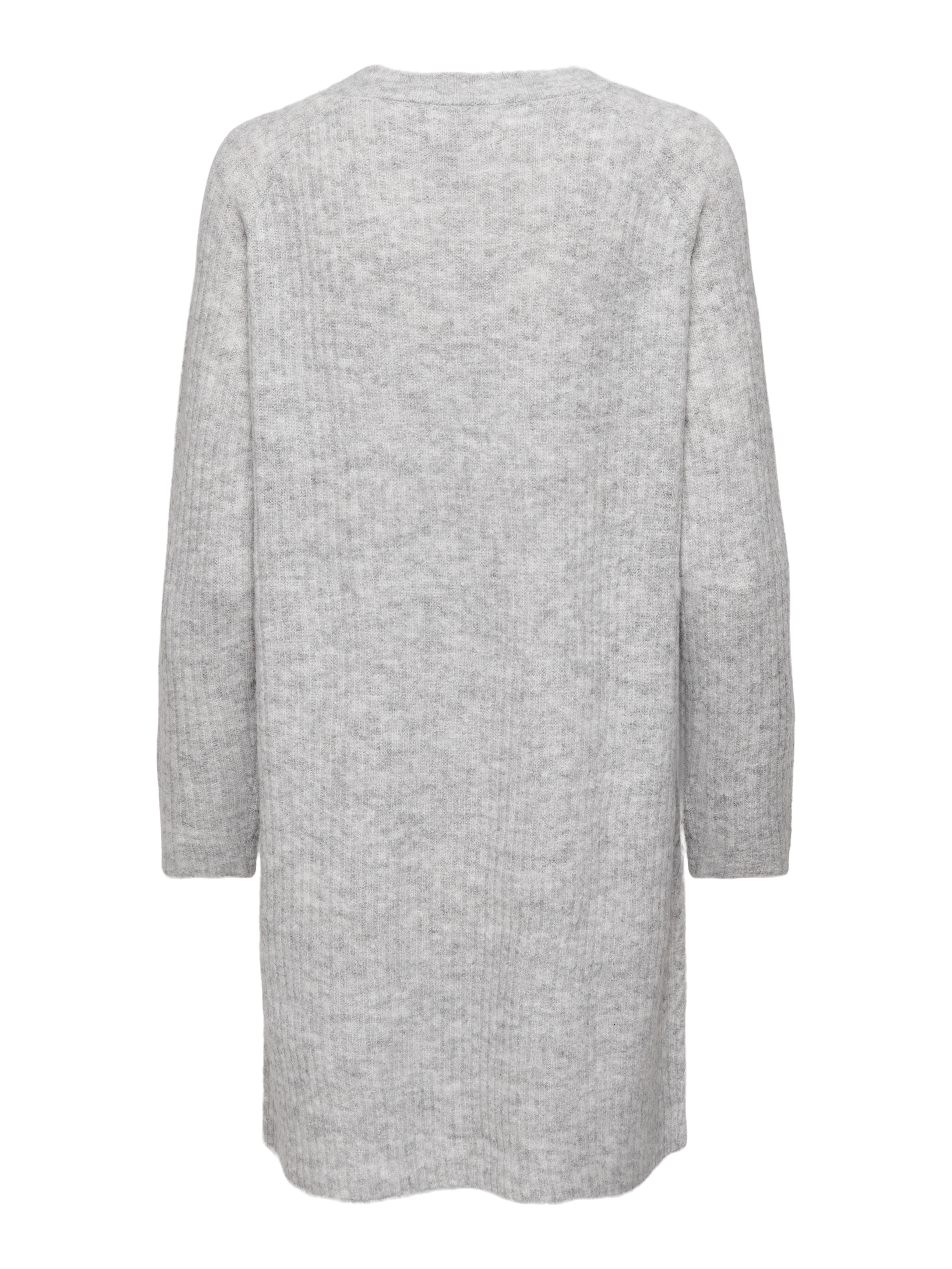 ONLCAROL Langes Kleid Light Grey Melange