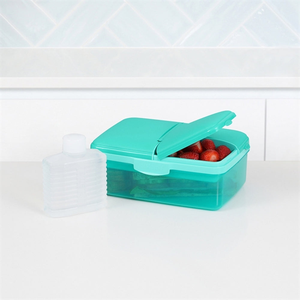 Køb Sistema Slimline Quaddie Madkasse 1,5 L Teal