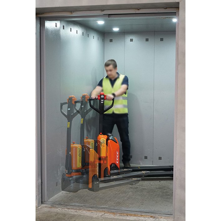 Transpalette électrique lithium 1,5T  1150 mm / 540 mm surbaissé 61 mm Batterie 20Ah