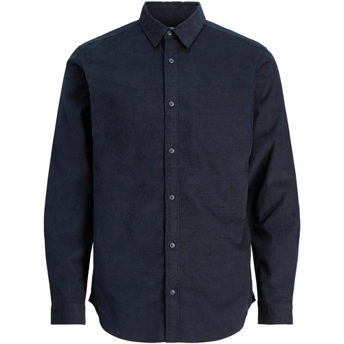 Jack & Jones - 12236937 JJPLAIN CORDUROY SHIRT LS AW23 NAVY BLAZER Azul