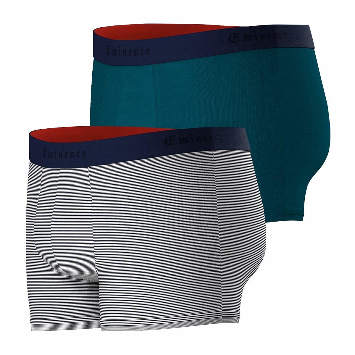 EMINENCE<br>Conjunto de 2 cuecas boxer, fabricadas na França