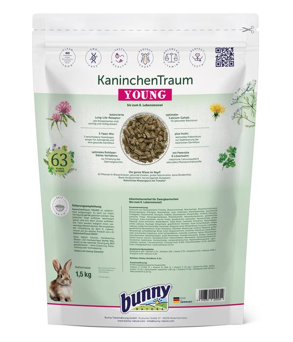 bunny® NATURE Kaninchenfutter KaninchenTraum