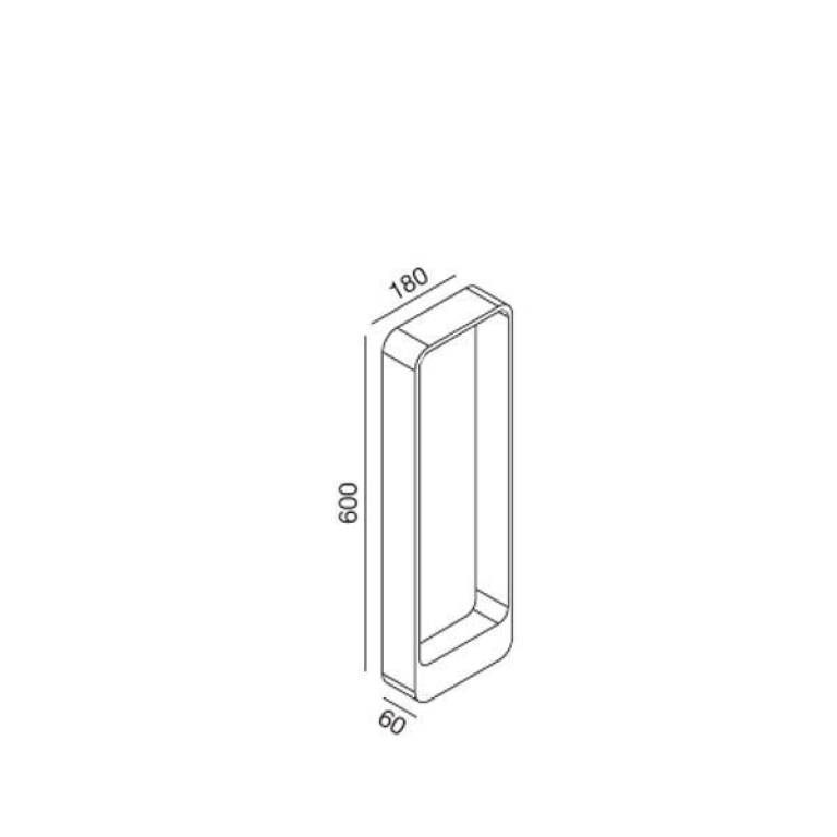 Wever Ducré Tape 6.0 vloerlamp LED donkergrijs 3000K