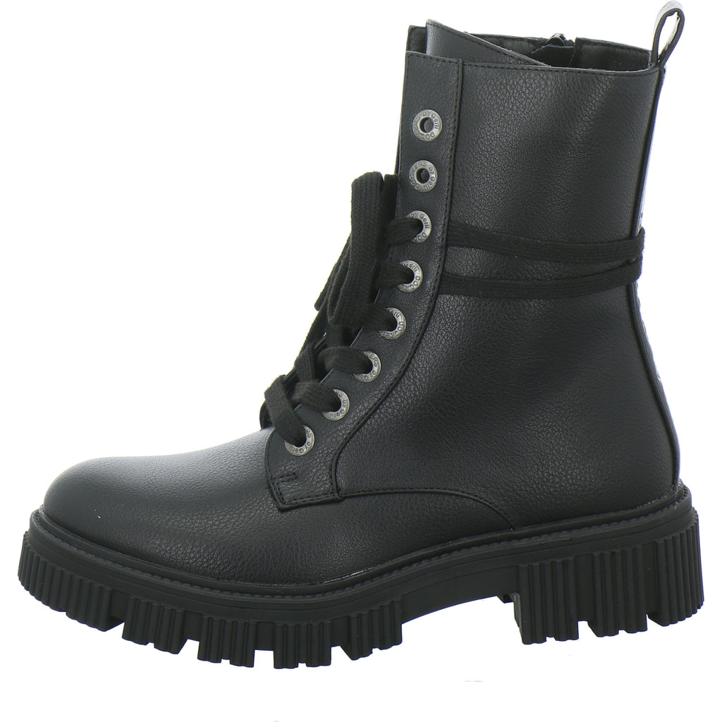 Dockers Stiefel ungefüttert Mädchen Schwarz