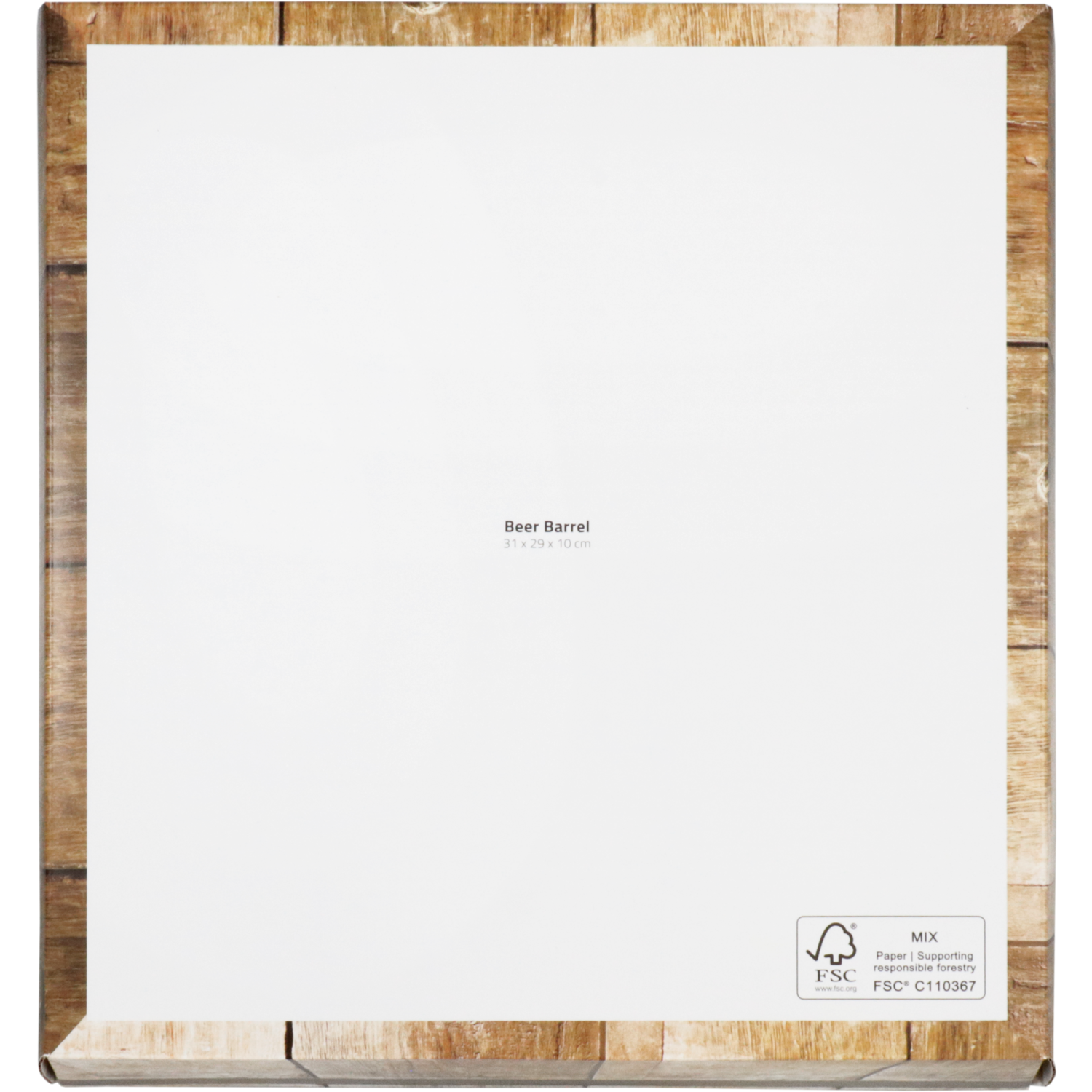 Mand, golfkarton, biermand, 31x29x10cm,