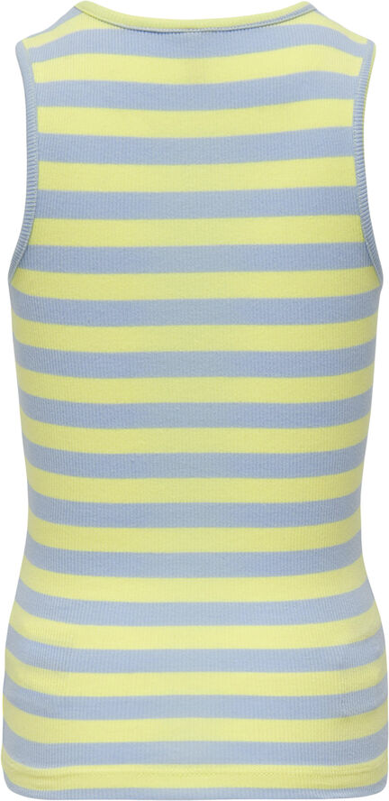ONLY KOGKENYA RIB STRIPE TANK TOP JRS Yellow pear/clear sky