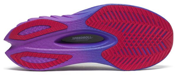 Chaussures Running Saucony Endorphin Pro 4 Blanc/Violet Femme