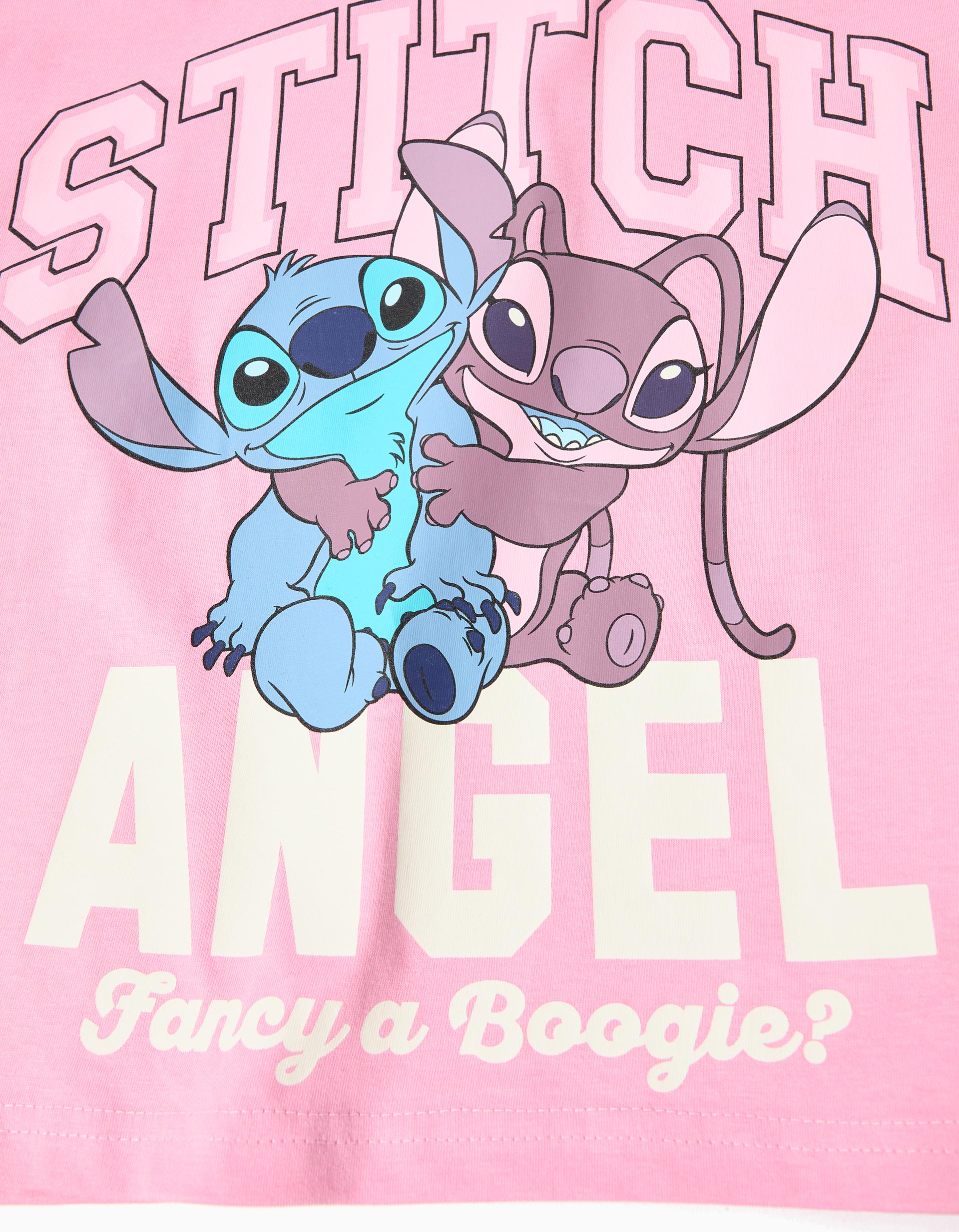 T-shirt de Manga Comprida 'Stitch', Menina, Rosa