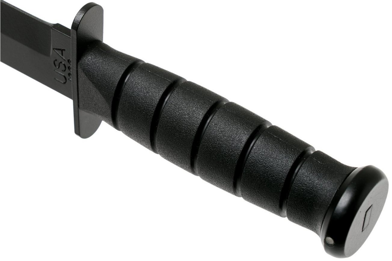 KA-BAR Modified Tanto 1266 plain edge, kydex foedraal, survivalmes