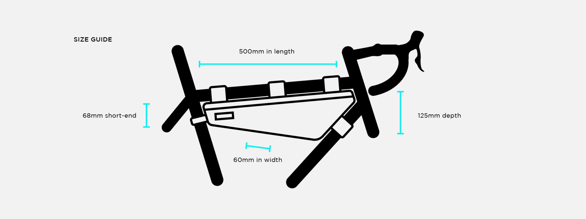 Restrap Frame Large Frametas Zwart