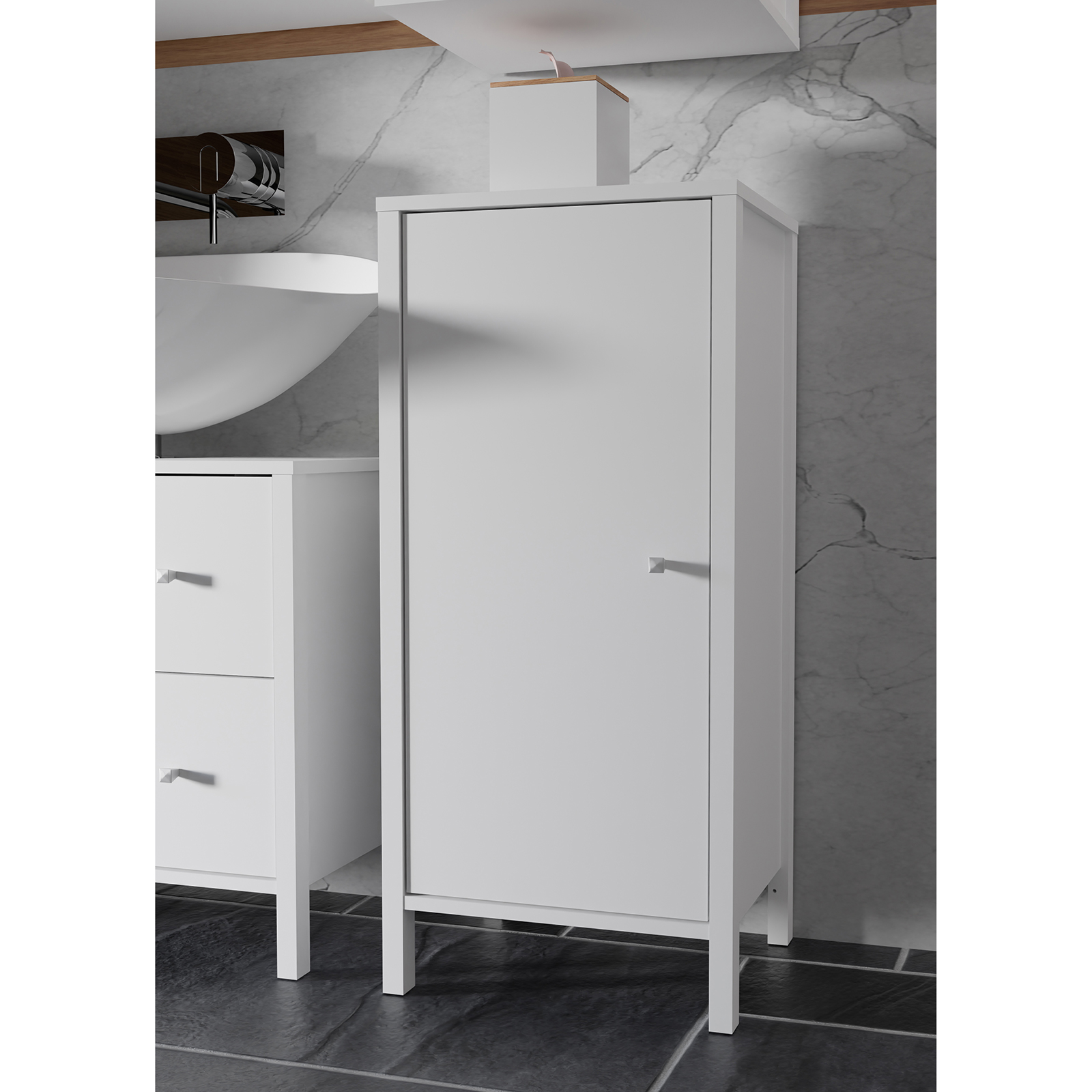 Unterschrank - weiß - 40 cm