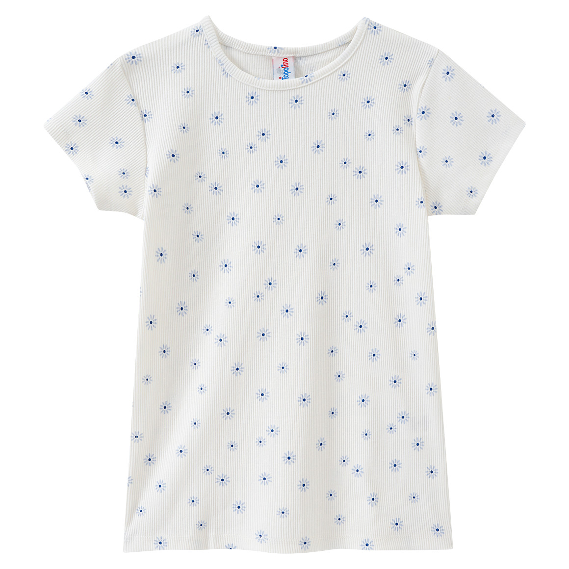 Topolino Mädchen Latzkleid und T-Shirt im Set beige / weiss