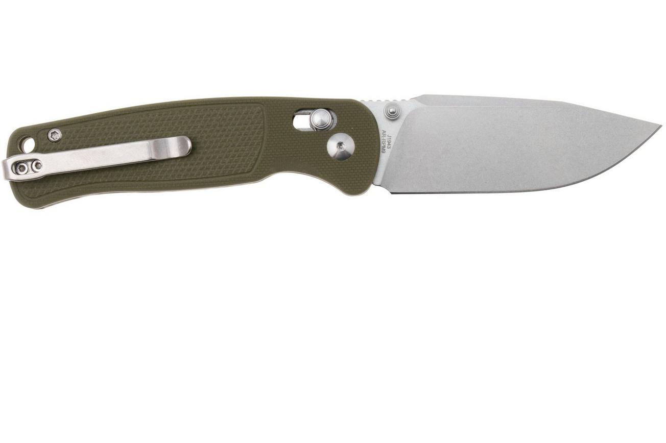 CJRB Shale J1943-GN, Stonewashed AR-RPM9, Green G10, zakmes
