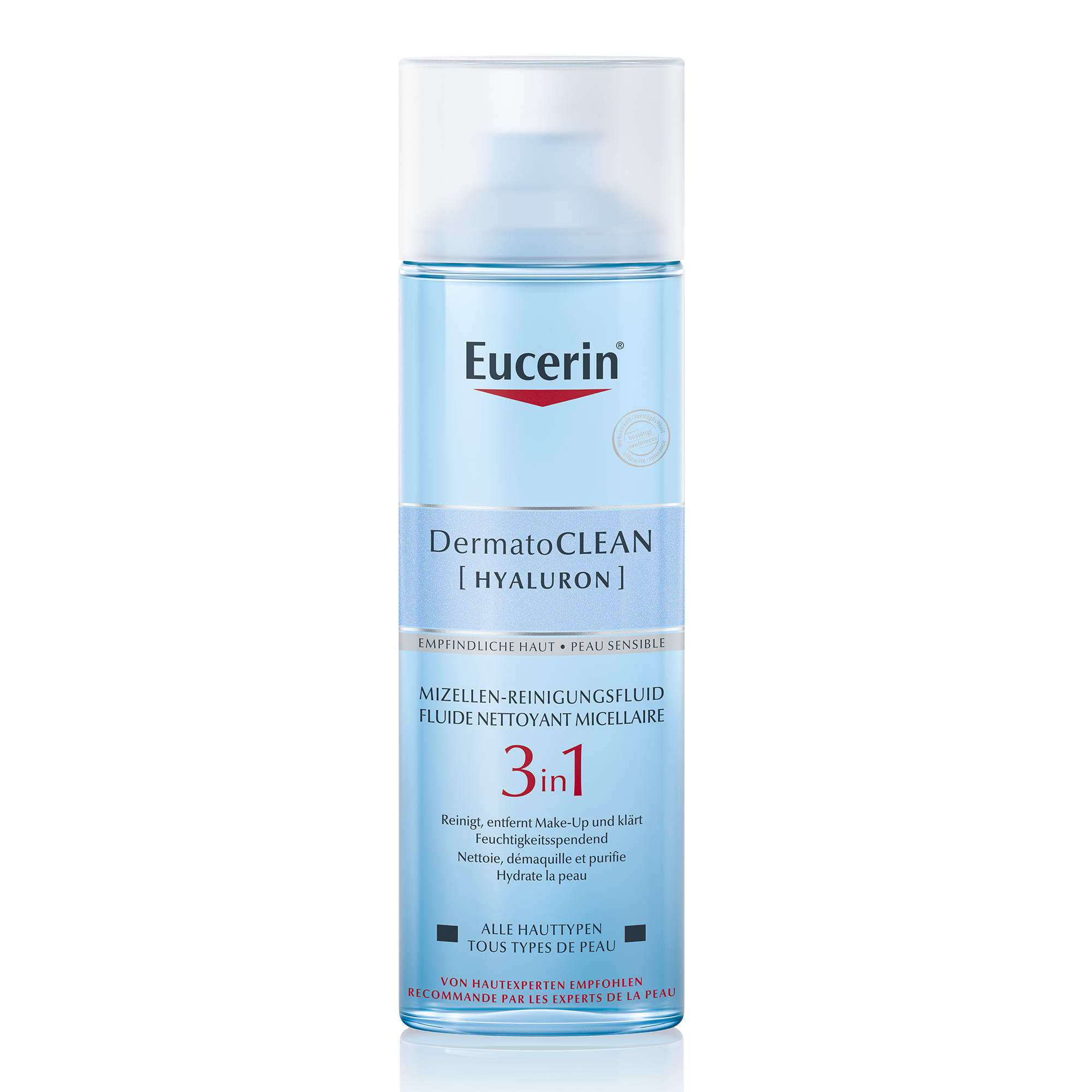 EUCERIN DermatoCLEAN Mizellen Wasser 3-in-1 Big Fl 400 ml