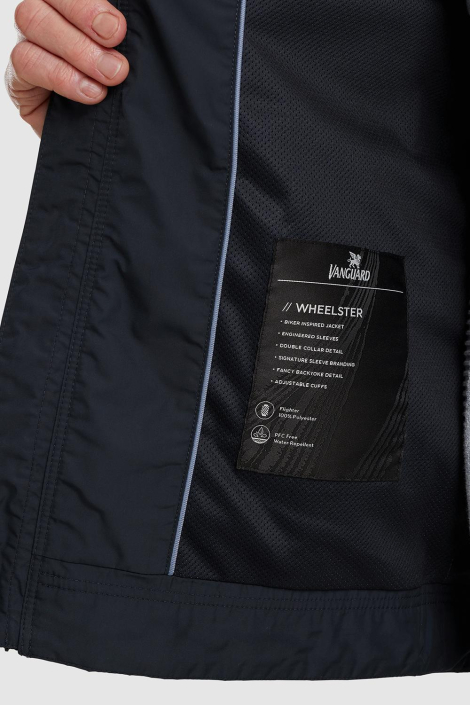 Vanguard blauwe heren jas