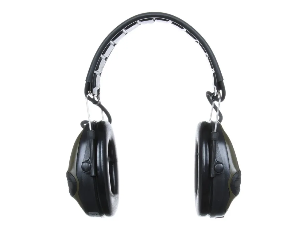3M Peltor SportTac MT16H210F-478-GN - Hovedtelefoner - fuld størrelse - kablet - orange, olivengrøn