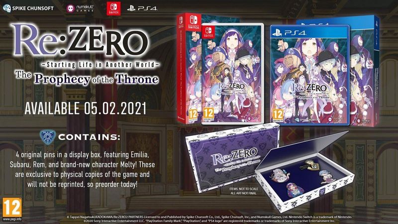 Re:ZERO - The Prophecy of the Throne - Retro Game